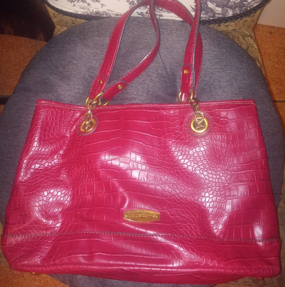 Liz Claiborne shoulder/handbag red